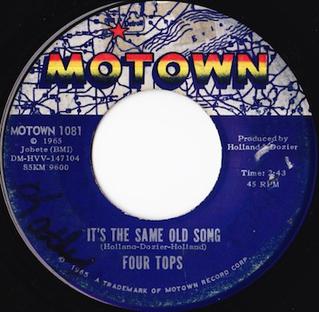 <span class="mw-page-title-main">It's the Same Old Song</span> 1965 single by the Four Tops