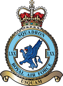 <span class="mw-page-title-main">No. 70 Squadron RAF</span> Flying squadron of the Royal Air Force