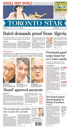 <i>Toronto Star</i> Canadian daily newspaper published in Ontario