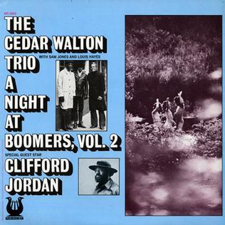 <i>A Night at Boomers, Vol. 2</i> 1973 live album by Cedar Walton