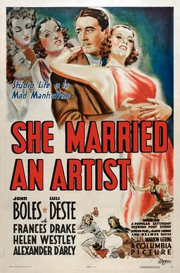 <i>She Married an Artist</i> 1937 film by Marion Gering