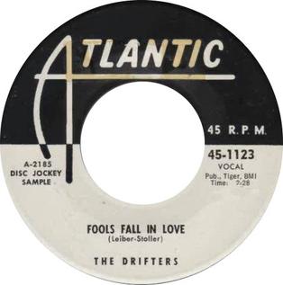 <span class="mw-page-title-main">Fools Fall in Love</span> 1957 single by The Drifters