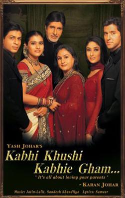 <i>Kabhi Khushi Kabhie Gham...</i> 2001 Bollywood family drama film