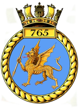 <span class="mw-page-title-main">765 Naval Air Squadron</span> Royal Navy Fleet Air Arm Squadron