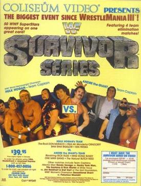 <span class="mw-page-title-main">Survivor Series (1987)</span> World Wrestling Federation pay-per-view event