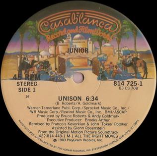 <span class="mw-page-title-main">Unison (song)</span> 1983 song by Junior