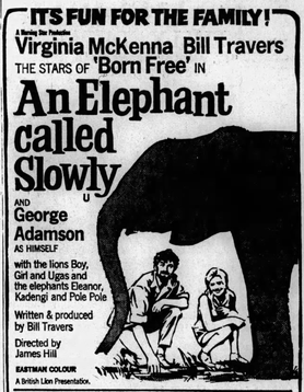 <i>An Elephant Called Slowly</i> 1969 British film