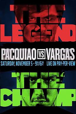 <span class="mw-page-title-main">Manny Pacquiao vs. Jessie Vargas</span> 2016 boxing match