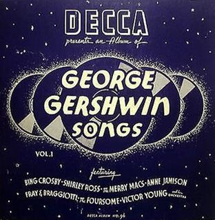 <i>George Gershwin Songs, Vol. 1</i> 1939 compilation album by Bing Crosby, Jacques Fray, Anne Jamieson, The Merry Macs, Shirley Ross