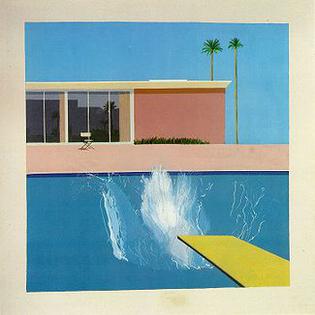 <i>A Bigger Splash</i> 1967 painting by David Hockney