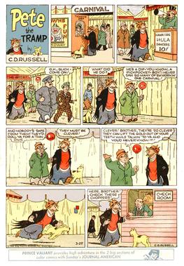 <i>Pete the Tramp</i> Comic strip