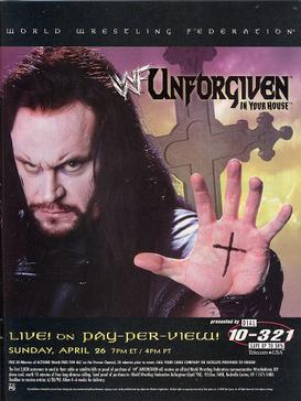 <span class="mw-page-title-main">Unforgiven: In Your House</span> 1998 World Wrestling Federation pay-per-view event