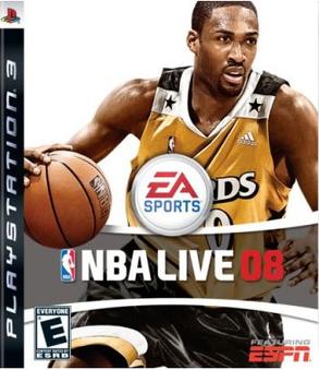 <i>NBA Live 08</i> 2007 basketball video game