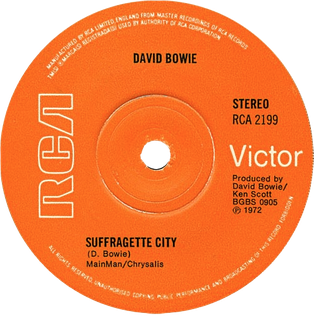 <span class="mw-page-title-main">Suffragette City</span> 1972 song by David Bowie