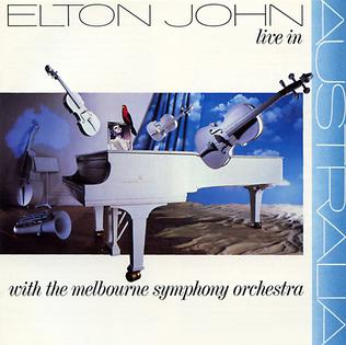 <i>Live in Australia with the Melbourne Symphony Orchestra</i> 1987 live album by Elton John