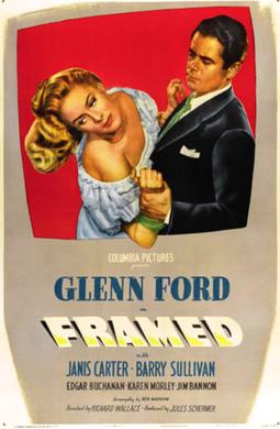 <i>Framed</i> (1947 film) 1947 film by Richard Wallace