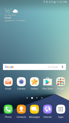 <span class="mw-page-title-main">TouchWiz</span> User interface by Samsung Electronics