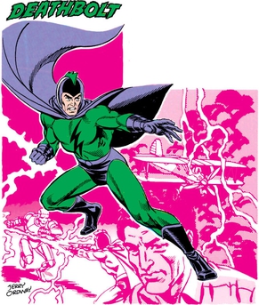 <span class="mw-page-title-main">Deathbolt</span> Fictional supervillain in DC Comics