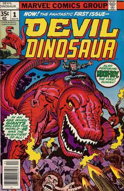 <span class="mw-page-title-main">Devil Dinosaur</span> Marvel Comics character