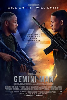 <i>Gemini Man</i> (film) 2019 American science fiction action thriller film by Ang Lee