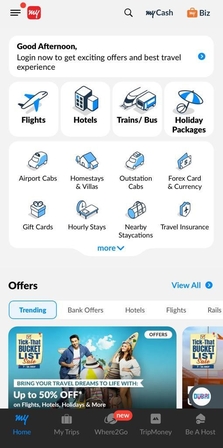 <span class="mw-page-title-main">MakeMyTrip</span> Indian online travel company