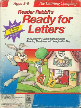 <i>Reader Rabbits Ready for Letters</i> 1992 educational video game