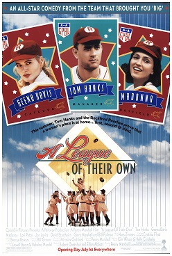 <i>A League of Their Own</i> 1992 film directed by Penny Marshall