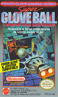 <i>Super Glove Ball</i> 1990 video game