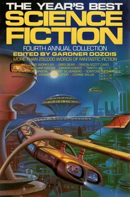 <i>The Years Best Science Fiction: Fourth Annual Collection</i> 1987 science fiction anthology edited by Gardner Dozois