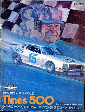 <span class="mw-page-title-main">1976 Los Angeles Times 500</span> Auto race held at Ontario Motor Speedway in 1976