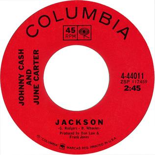 <span class="mw-page-title-main">Jackson (song)</span> Song recorded by Wheeler