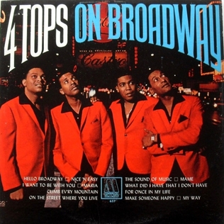 <i>On Broadway</i> (Four Tops album) 1967 studio album by Four Tops