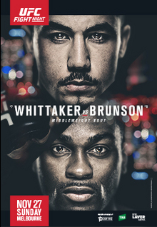 <span class="mw-page-title-main">UFC Fight Night: Whittaker vs. Brunson</span> UFC mixed martial arts event in 2016