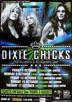 <span class="mw-page-title-main">Accidents & Accusations Tour</span> 2006 concert tour by the Dixie Chicks