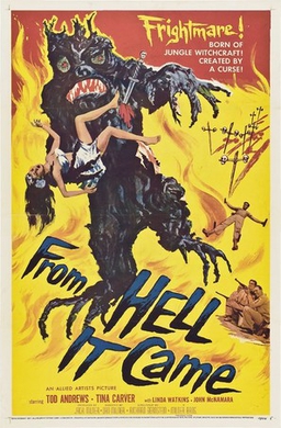 <i>From Hell It Came</i> 1957 American horror film