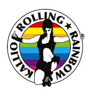 Kallio Rolling Rainbow womens flat track roller derby league