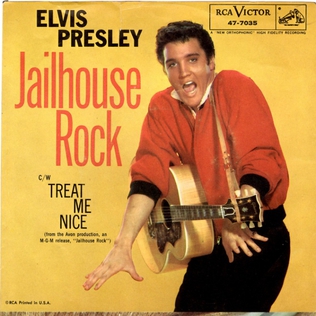 <span class="mw-page-title-main">Jailhouse Rock (song)</span> 1957 single by Elvis Presley