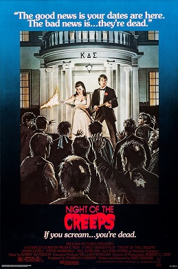 <i>Night of the Creeps</i> 1986 American comedy horror film directed by Fred Dekker