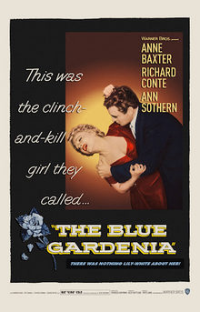 <i>The Blue Gardenia</i> 1953 film by Fritz Lang