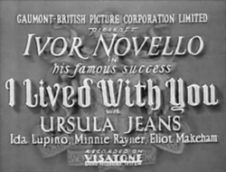 <i>I Lived with You</i> 1933 film