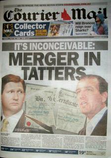 <i>The Courier-Mail</i> Daily tabloid newspaper in Australia