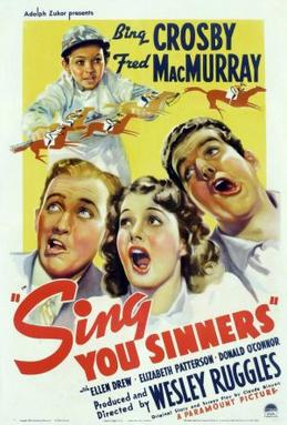 <i>Sing You Sinners</i> (film) 1938 film by Claude Binyon, Wesley Ruggles