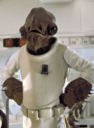 <span class="mw-page-title-main">Admiral Ackbar</span> Fictional character in the Star Wars franchise