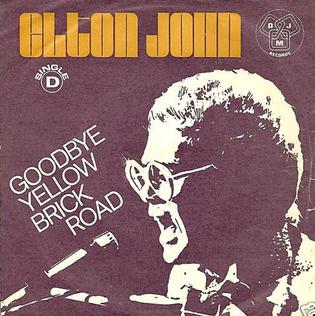 <span class="mw-page-title-main">Goodbye Yellow Brick Road (song)</span> 1973 single by Elton John