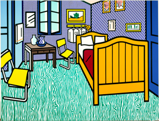 <i>Bedroom at Arles</i> Painting by Roy Lichtenstein