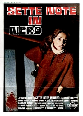 <i>Sette note in nero</i> 1977 film directed by Lucio Fulci