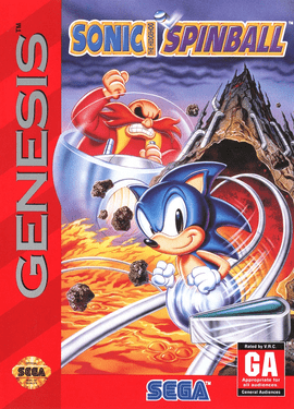 <i>Sonic Spinball</i> 1993 pinball video game