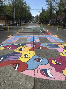 <span class="mw-page-title-main">Black Lives Matter street mural (Capitol Hill, Seattle)</span> Mural in Seattle, Washington, U.S.