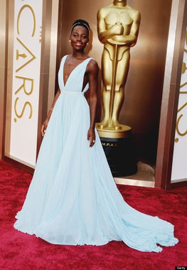 <span class="mw-page-title-main">Blue Prada dress of Lupita Nyong'o</span> Blue dress worn by Lupita Nyongo