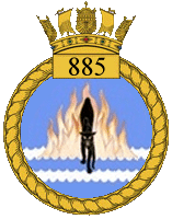 <span class="mw-page-title-main">885 Naval Air Squadron</span> Defunct flying squadron of the Royal Navys Fleet Air Arm